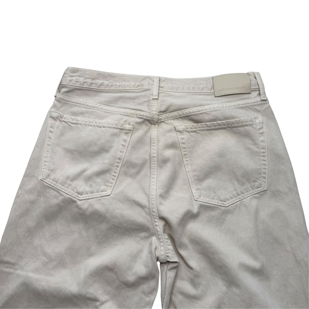 CITIZENS OF HUMANITY Miro Jeans Beige Almondette Wide Leg Women's Size 29 FLAWED - Picture 12 of 14